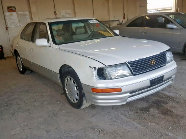 JT8BH22F1T0038791 - 1996 LEXUS LS 400 WHITE photo 1