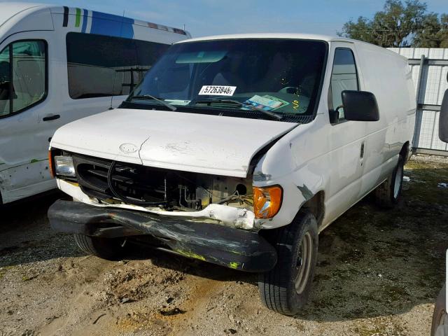 1FTNE24212HB44871 - 2002 FORD ECONOLINE WHITE photo 2