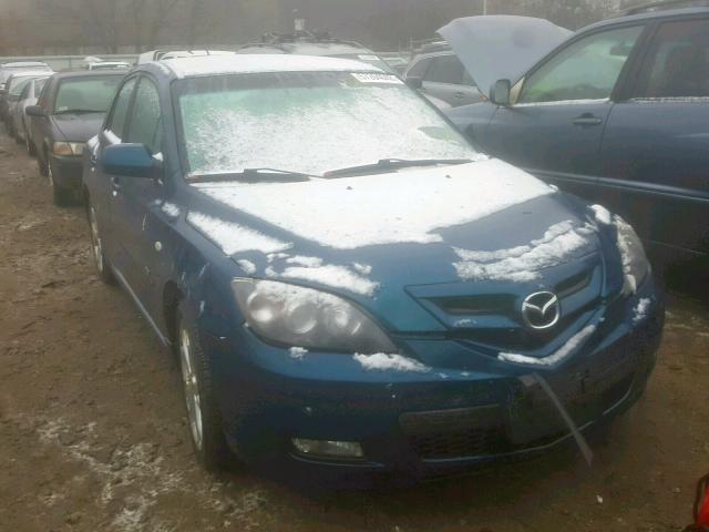 JM1BK344771680615 - 2007 MAZDA 3 HATCHBAC BLUE photo 1