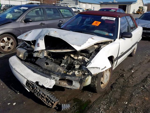 1G3NL54D0NM460542 - 1992 OLDSMOBILE ACHIEVA S WHITE photo 2