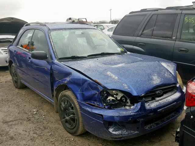 JF1GG65544H820256 - 2004 SUBARU IMPREZA TS BLUE photo 1