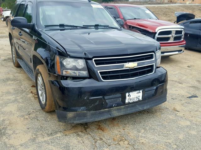 1GNUKDDJ1AR165601 - 2010 CHEVROLET TAHOE HYBR BLACK photo 9