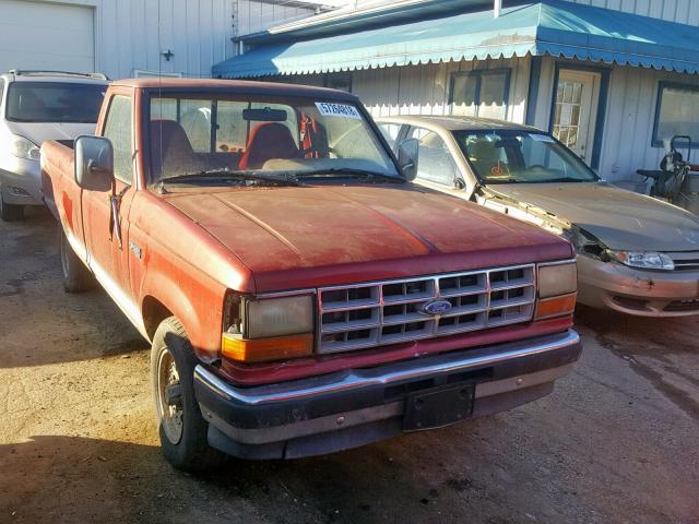 1FTCR10AXNPA50632 - 1992 FORD RANGER RED photo 1