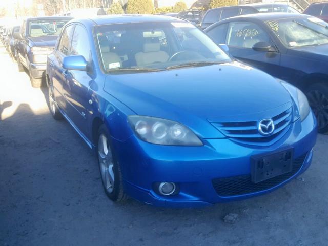 JM1BK143341107685 - 2004 MAZDA 3 HATCHBAC BLUE photo 1