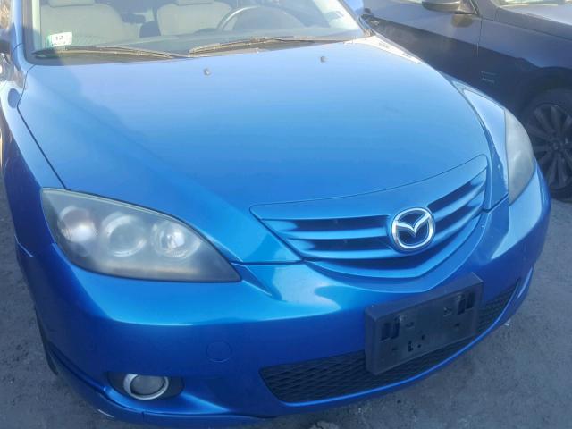 JM1BK143341107685 - 2004 MAZDA 3 HATCHBAC BLUE photo 9