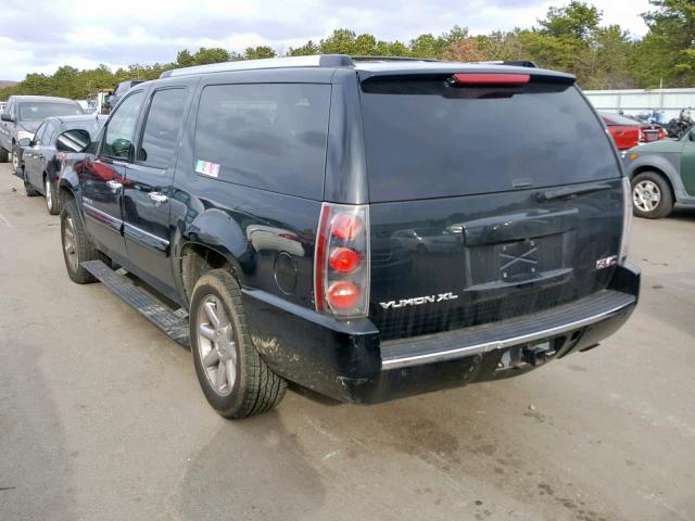 1GKFK66827J293090 - 2007 GMC YUKON XL D BLUE photo 3