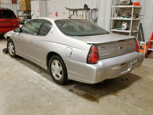 2G1WX12KX59163593 - 2005 CHEVROLET MONTE CARL SILVER photo 3