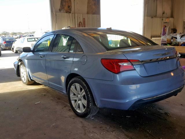 1C3CCBAB7DN669458 - 2013 CHRYSLER 200 LX BLUE photo 3