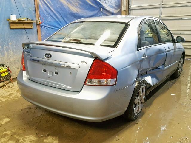 KNAFE122385549834 - 2008 KIA SPECTRA EX SILVER photo 4