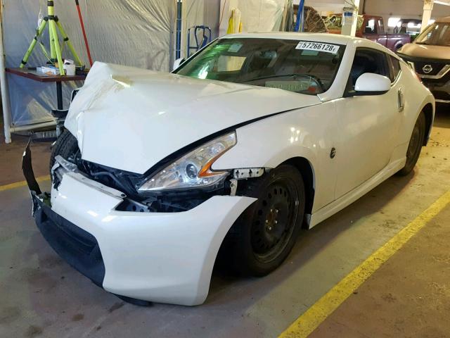 JN1AZ4EH7AM504946 - 2010 NISSAN 370Z WHITE photo 2