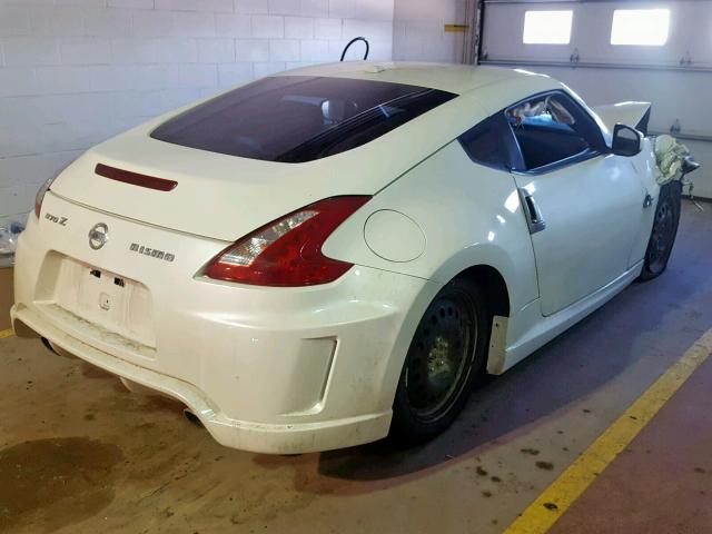 JN1AZ4EH7AM504946 - 2010 NISSAN 370Z WHITE photo 4