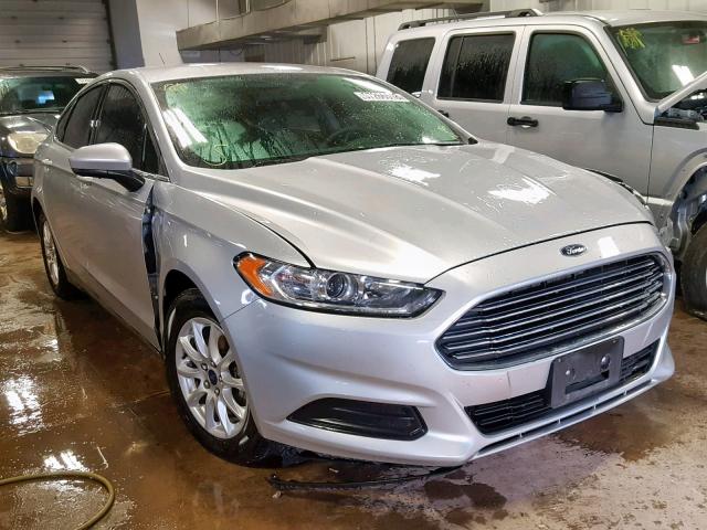 3FA6P0G79GR215014 - 2016 FORD FUSION S SILVER photo 1