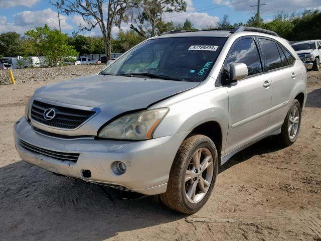 JTJGW31U672004081 - 2007 LEXUS RX 400H SILVER photo 2