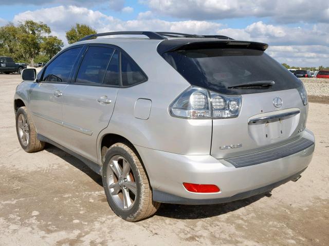 JTJGW31U672004081 - 2007 LEXUS RX 400H SILVER photo 3