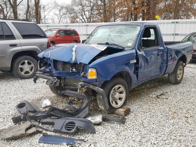 1FTKR1AD3APA03618 - 2010 FORD RANGER BLUE photo 2