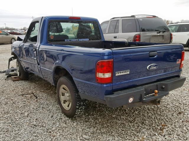 1FTKR1AD3APA03618 - 2010 FORD RANGER BLUE photo 3