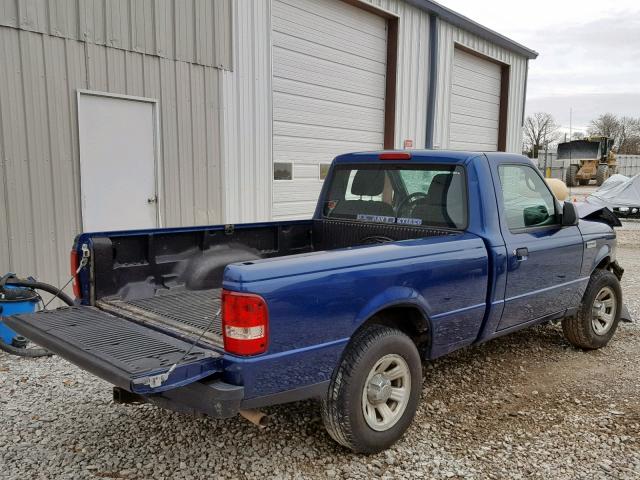 1FTKR1AD3APA03618 - 2010 FORD RANGER BLUE photo 4