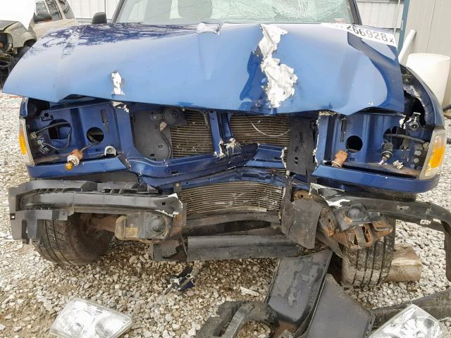 1FTKR1AD3APA03618 - 2010 FORD RANGER BLUE photo 9