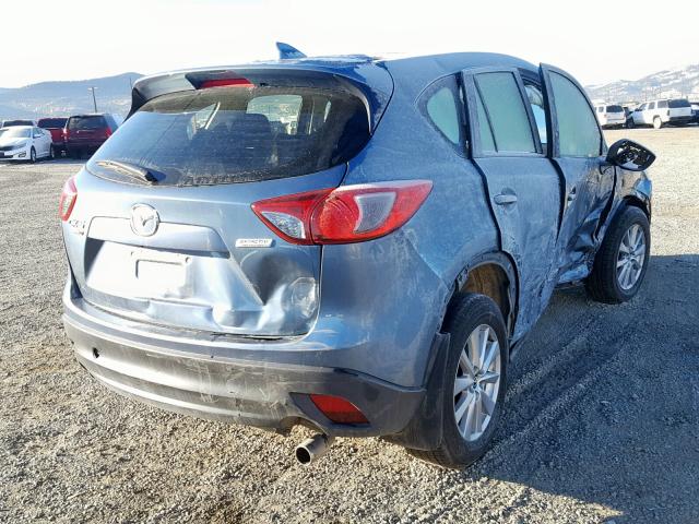 JM3KE4BY6G0910628 - 2016 MAZDA CX-5 SPORT BLUE photo 4