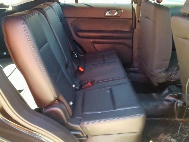 1FM5K8AR5HGE00775 - 2017 FORD EXPLORER P BLACK photo 6