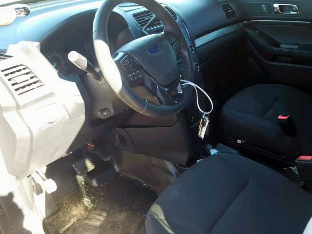 1FM5K8AR5HGE00775 - 2017 FORD EXPLORER P BLACK photo 9