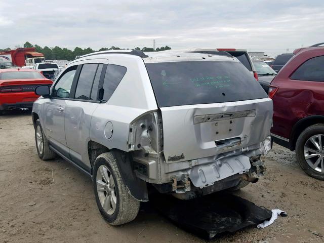 1J4NT1FA5BD267207 - 2011 JEEP COMPASS SP SILVER photo 3