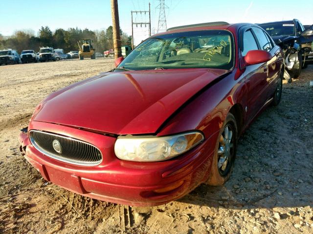 1G4HR54K33U265490 - 2003 BUICK LESABRE LI RED photo 2