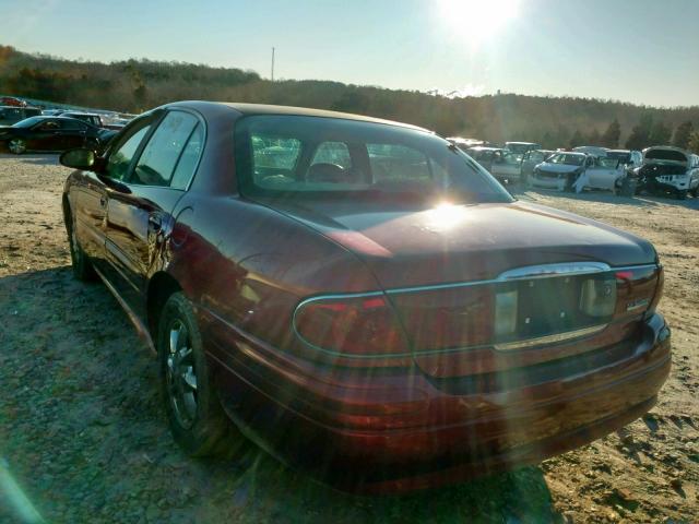 1G4HR54K33U265490 - 2003 BUICK LESABRE LI RED photo 3