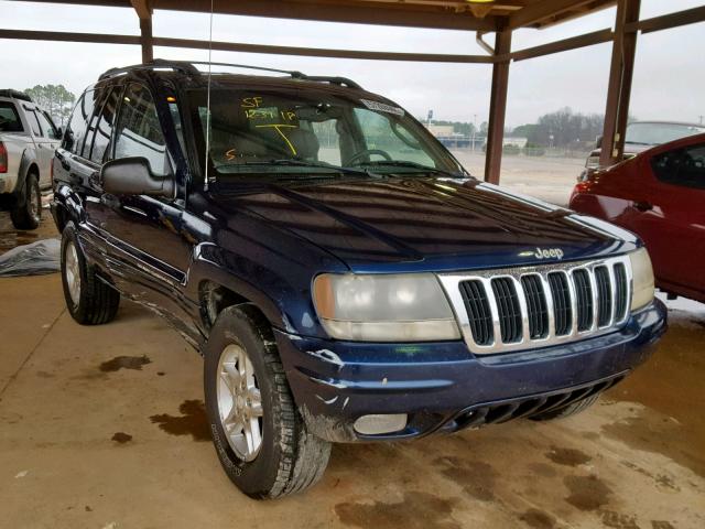 1J8GX48SX2C320699 - 2002 JEEP GRAND CHER BLUE photo 1