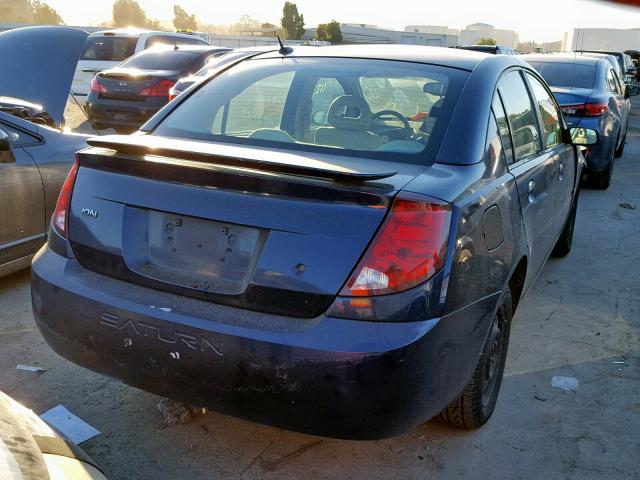 1G8AJ55F37Z126171 - 2007 SATURN ION LEVEL BLUE photo 4