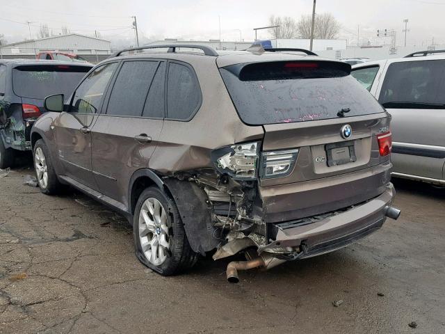 5UXZV4C50BL406593 - 2011 BMW X5 XDRIVE3 GRAY photo 3