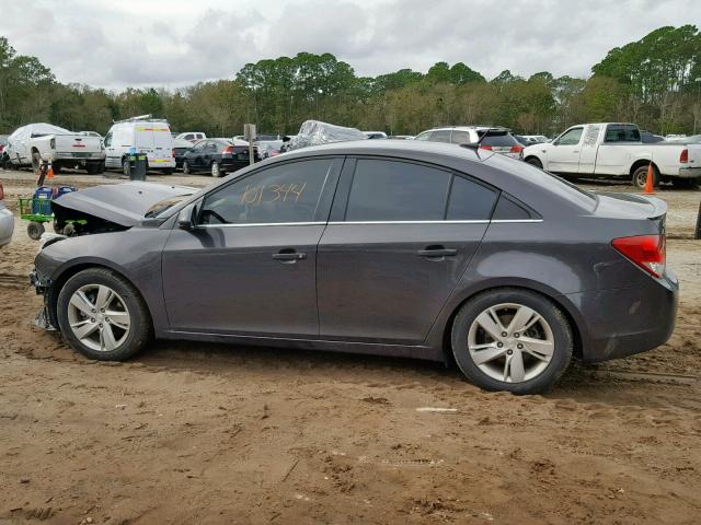 1G1P75SZXE7202029 - 2014 CHEVROLET CRUZE GRAY photo 9