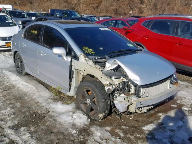 2HGFA16948H342224 - 2008 HONDA CIVIC EXL GRAY photo 1