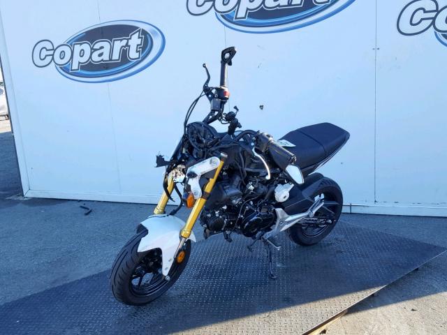 MLHJC6119F5109975 - 2015 HONDA GROM 125 WHITE photo 2