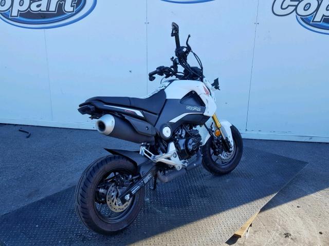 MLHJC6119F5109975 - 2015 HONDA GROM 125 WHITE photo 4