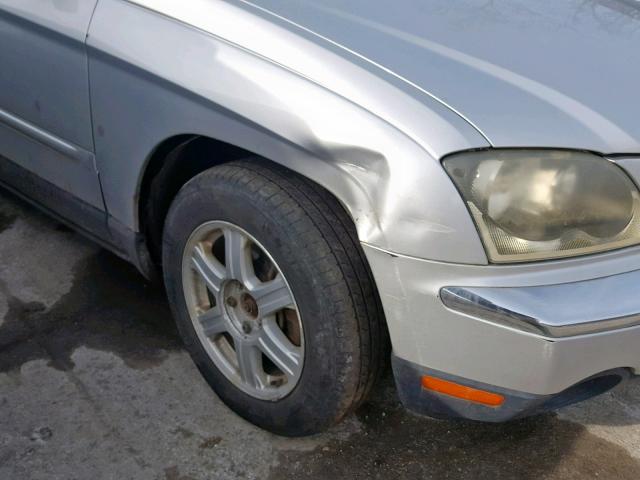 2C8GF68455R261241 - 2005 CHRYSLER PACIFICA T SILVER photo 9