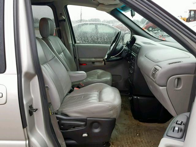 1GNDX13EX4D130951 - 2004 CHEVROLET VENTURE LU SILVER photo 5