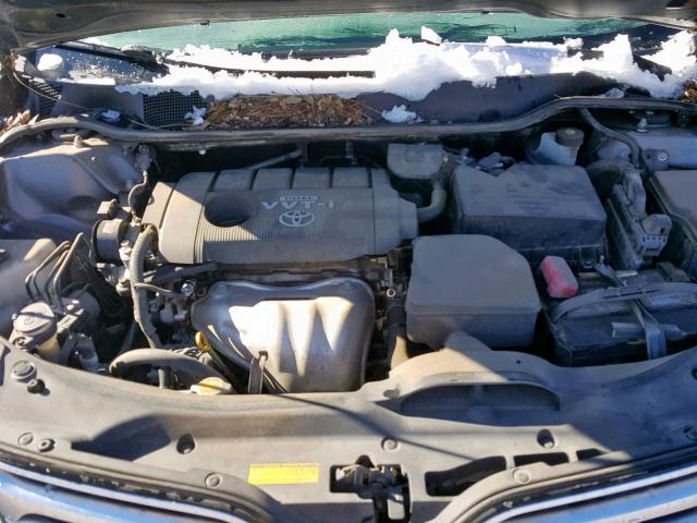 4T3ZE11A89U018664 - 2009 TOYOTA VENZA BASE GRAY photo 7