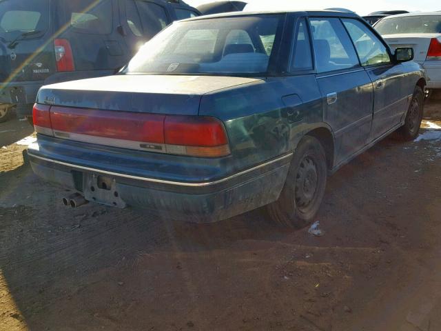 4S3BC6332R9651857 - 1994 SUBARU LEGACY L GREEN photo 4