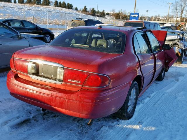 1G4HR54K74U185787 - 2004 BUICK LESABRE LI BURGUNDY photo 4