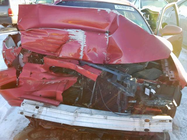 1G4HR54K74U185787 - 2004 BUICK LESABRE LI BURGUNDY photo 7