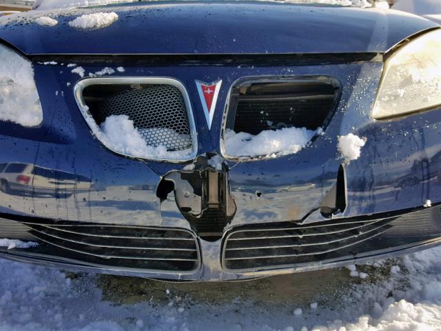 1G2ZF57B484127997 - 2008 PONTIAC G6 VALUE L BLUE photo 9