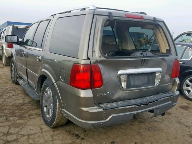 5LMFU28R73LJ21424 - 2003 LINCOLN NAVIGATOR TAN photo 3