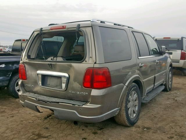 5LMFU28R73LJ21424 - 2003 LINCOLN NAVIGATOR TAN photo 4