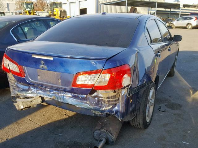 4A3AB46S39E001428 - 2009 MITSUBISHI GALANT SPO BLUE photo 4