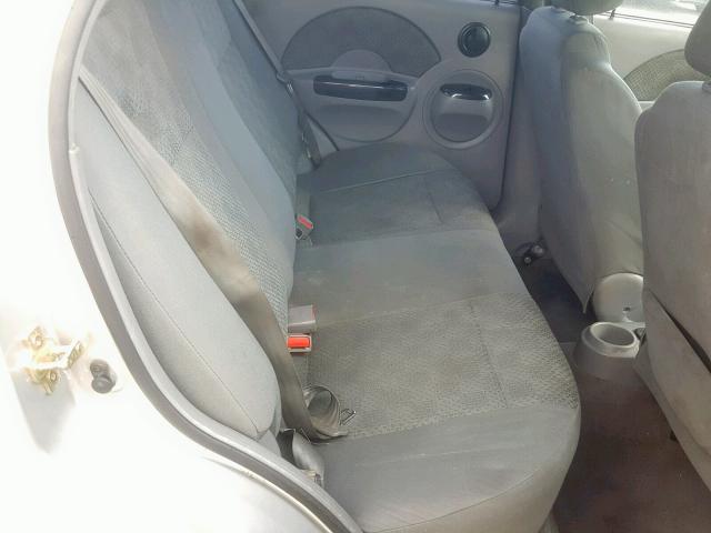 KL1TD52645B378356 - 2005 CHEVROLET AVEO BASE Gümüş foto 6