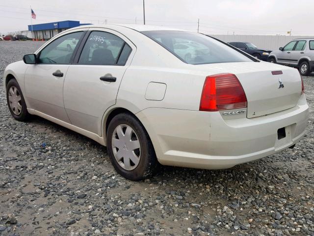 4A3AB26F04E093906 - 2004 MITSUBISHI GALANT DE WHITE photo 3