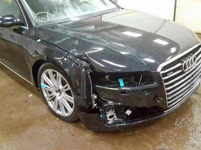 WAU32AFD1FN034111 - 2015 AUDI A8 L QUATT BLACK photo 9