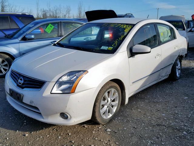 3N1AB6AP4AL683275 - 2010 NISSAN SENTRA 2.0 WHITE photo 2