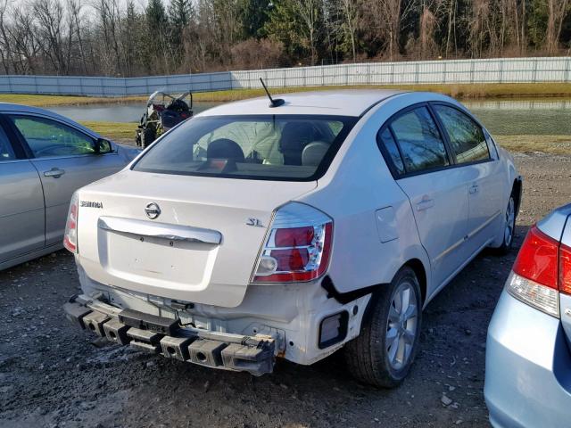 3N1AB6AP4AL683275 - 2010 NISSAN SENTRA 2.0 WHITE photo 4